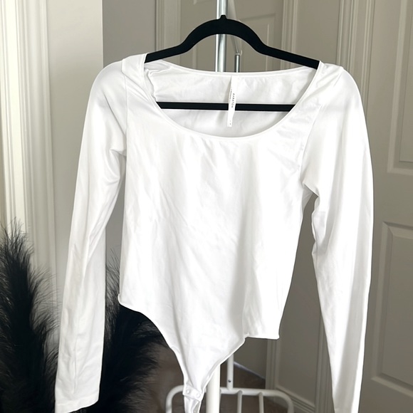 Babaton Other - Aritzia Babaton Snap Closure Body Suit | Large | White